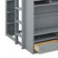 Lit mezzanine double avec lumières DEL, tiroirs, tablettes, cadre de lit mezzanine haut, grand lit mezzanine avec meuble télé et armoire-1396199032