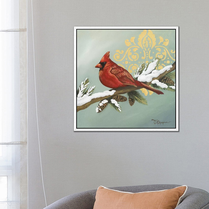 Winter Bird II, 66.04 cm H x 66.04 cm W, White