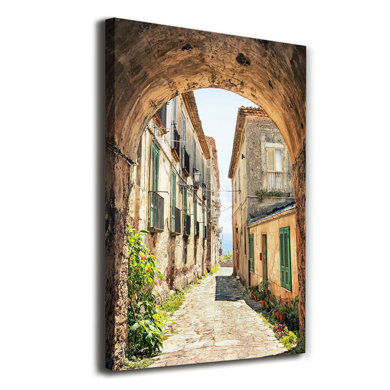 Italian Streets - Wrapped Canvas Print