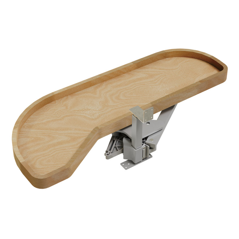 Girasolo classique à un niveau en érable avec fermeture en douceur pour armoires d'angle à ouverture à gauche de 12 po / store à droite