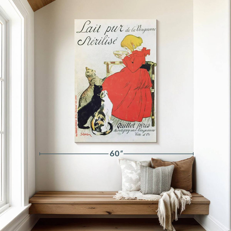 Lait pur stérilisé La Vingeanne, H 48 po x l 32 po
