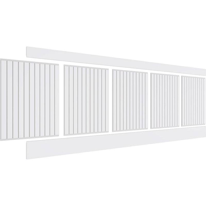 Ensemble de lambris Beadboard PVC, H 32 po x l 94,5 po x P 0,625 po