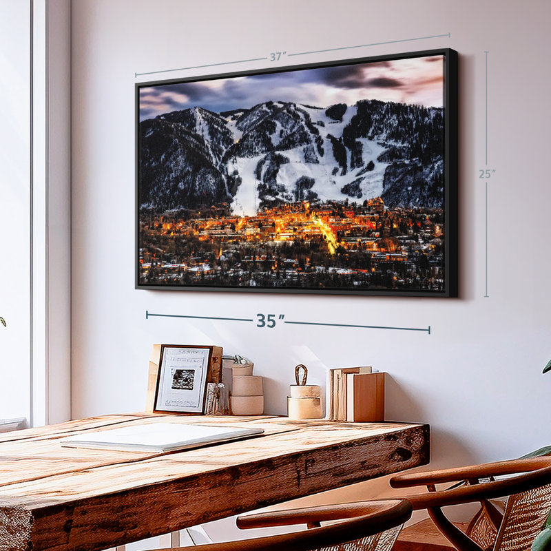 " Park City Ski Slopes " Print, 37" H x 25" W