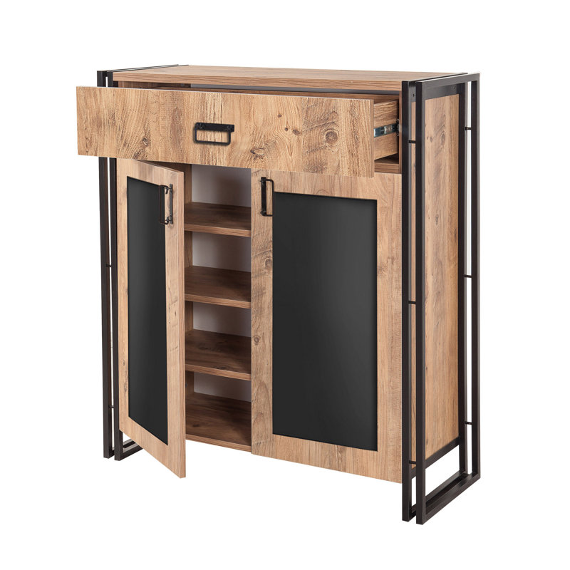 Armoire de rangement pour chaussures 16 paires