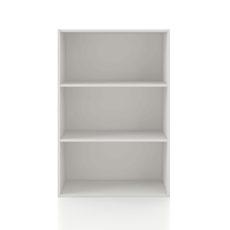 Bibliothèque de rangement modulable, 3 tablettes, Blanc