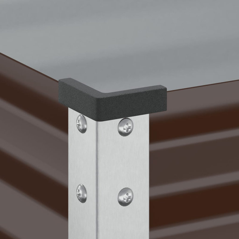 Ankoma Planter Box, Brown, 90cm H x 100cm W x 45cm D