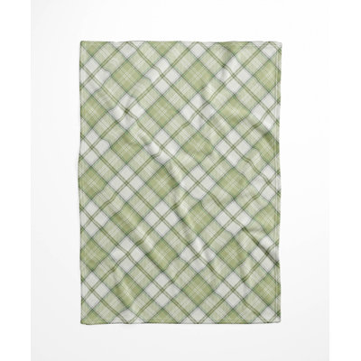 Diamond Plaid Velveteen Fleece Blanket