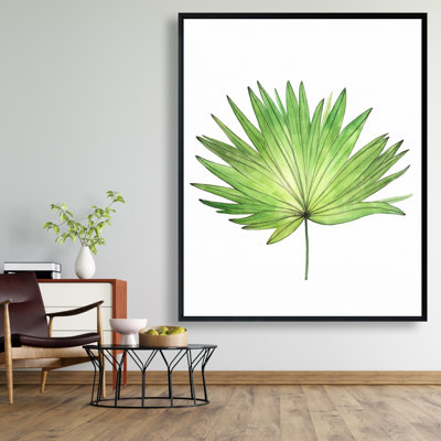Petticoat Palm Print On Canvas