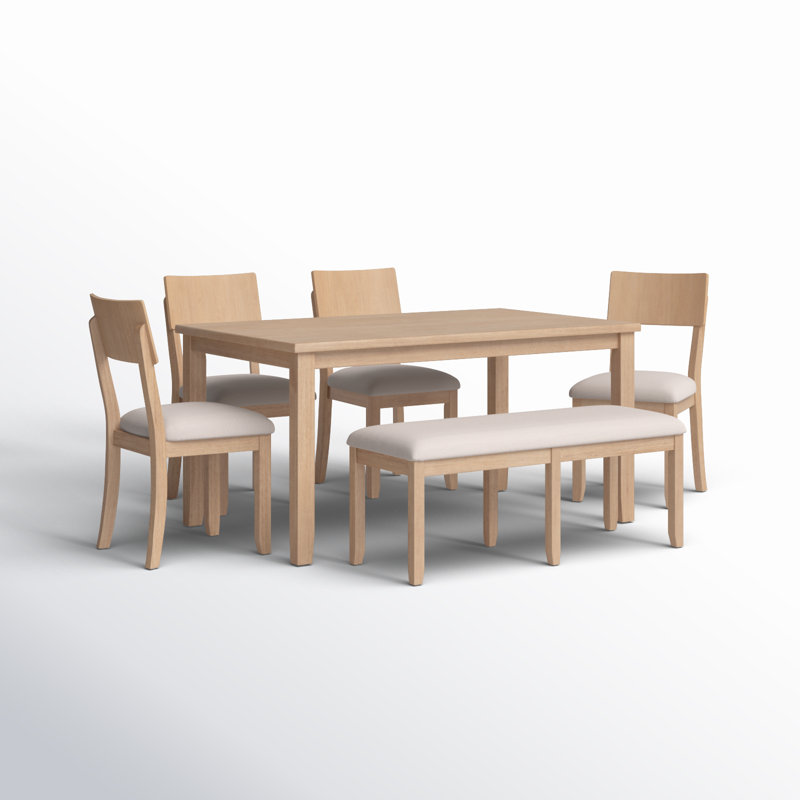 Ensemble repas pour 6 personnes Entwistle, Gris délavé