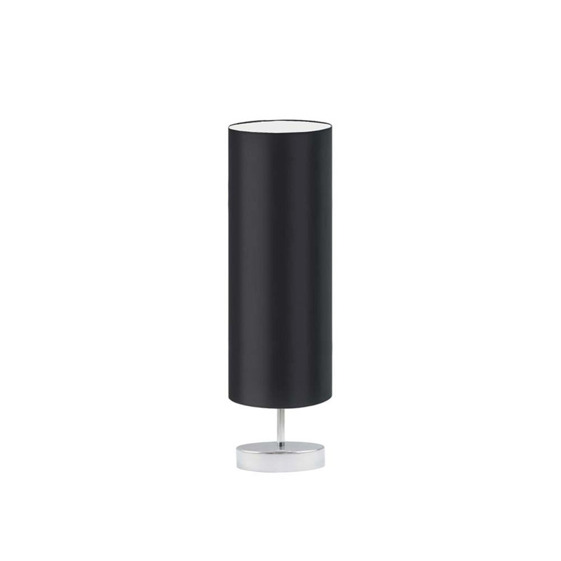 Sydney Metal Table Lamp, Black, Chrome
