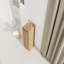Petite armoire de rangement autoportante 12 po, portes à fermeture douce, chêne imitation, contreplaqué (emballage KD)