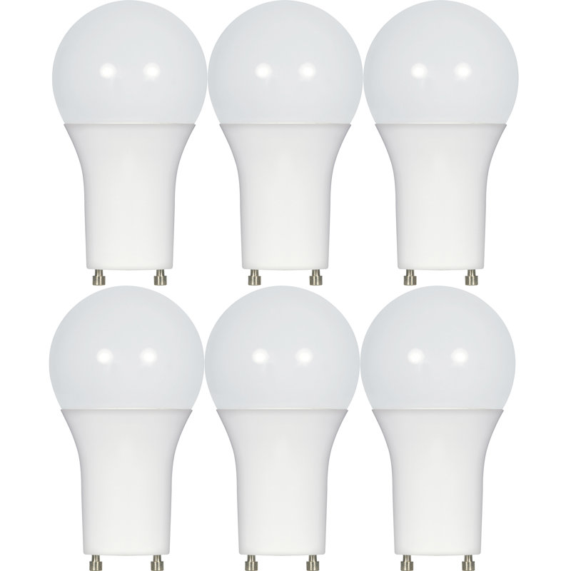 9,8 watts (équivalent à 60 watts), DEL A19, ampoule à intensité variable, blanc chaud (3000K) GU24 / base verrouillable