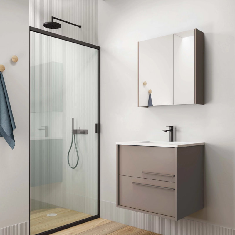 32'' Single Bathroom Vanity with Ceramic Top, Quarzo