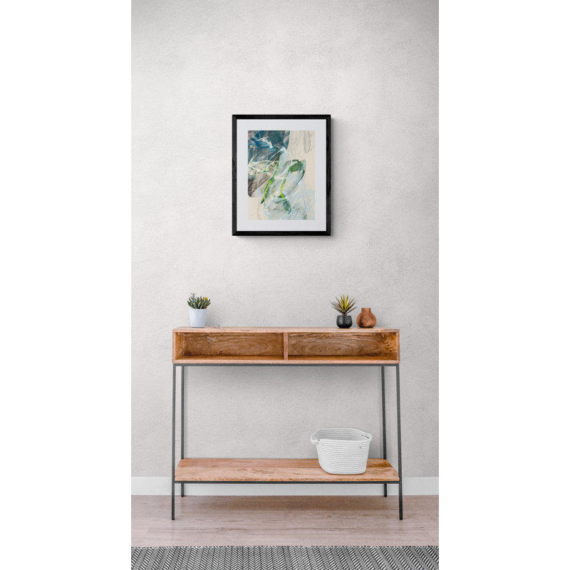 Bluish_ 28983 Print by Rica Belna, 25" H x 19" W, Wrapped Canvas, 24" H x 18" W