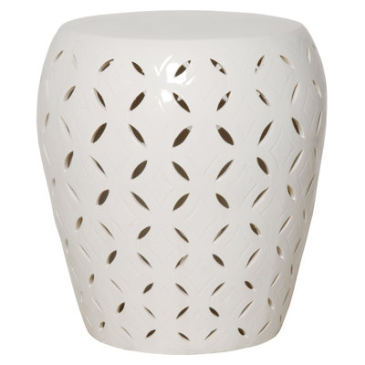 Caynan Ceramic Accent Stool