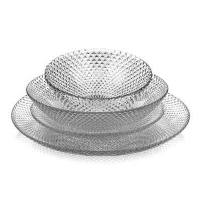 Ermera 16 pcs. Glass Dinnerware Set