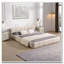 Lit tapissier en chenille avec motif en damier-1565289977