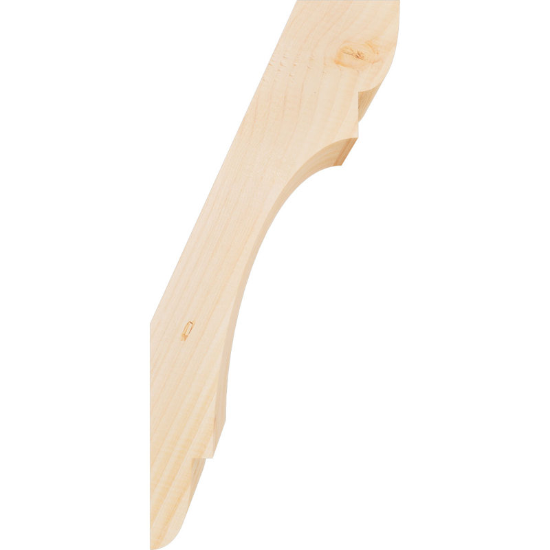 Attelle de genou olympique, Sapin de Douglas, Attelle lisse, H 22 po x l 5,5 po x P 10 po