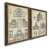 Walnut Framed Canvas