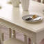 Table de salle à manger rectangulaire blanche pour salle à manger / cuisine