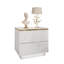 50cm W Manufactured Wood Bedside Table
