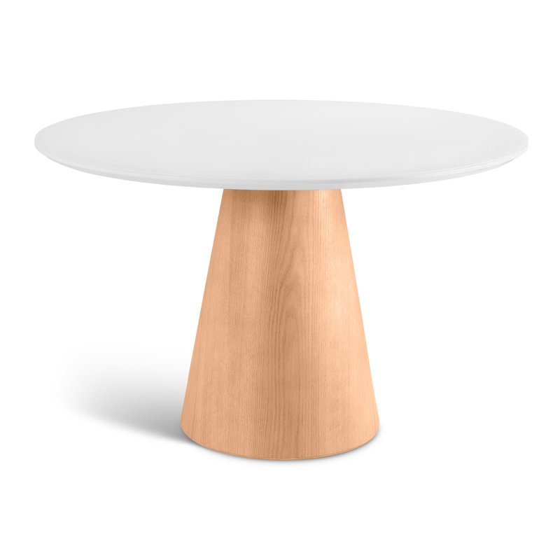 Table de salle à manger Ena, Branco / Damasco