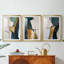 ABSTRACT Series DC XXXVII - Impression personnalisée de qualité supérieure avec passe-partout - 3 pièces-2077311400-2077311398