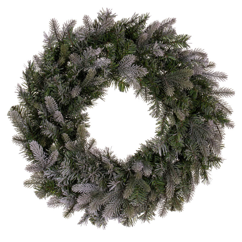 Collection de sapin Douglas artificiel givré, H 24 po x l 24 po x P 3 po