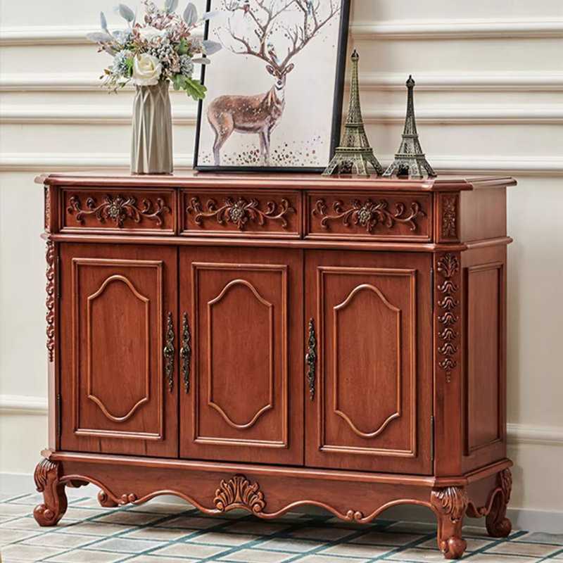 Cherry Solid Wood Shoe Storage Bench