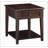 Malachi Walnut Finish End Table Modern End Table Solutions,Compact End Table Collection