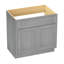 Base de meuble-lavabo simple Hibbitts 36 po seulement-833558849