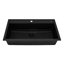 33.87'' L Drop-In Double Bowl Granite Kitchen Sink-2007693978