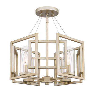 Newlin Glass Semi Flush Mount