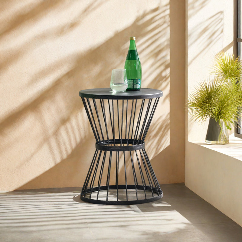 Table d'appoint 16 po, Noir