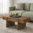 47.24" Rectangular Wood Coffee Table With 2 Storage Drawers For Living Room