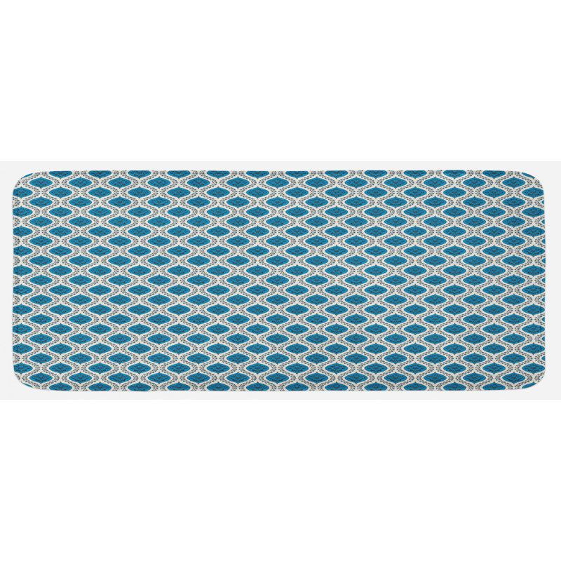 Eclectic Synthetic Kitchen Mat