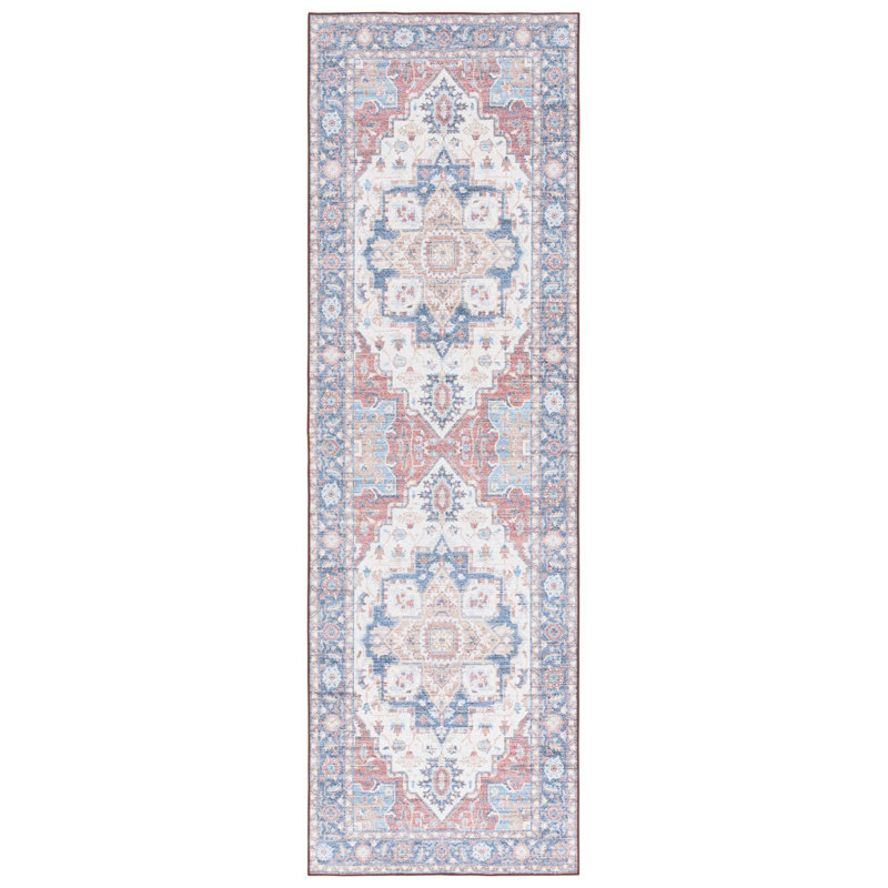 Sasho Performance Machine Washable Oriental Rug, Runner 2'6" x 8'