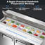 Réfrigérateur de bar commercial à salade Coolski