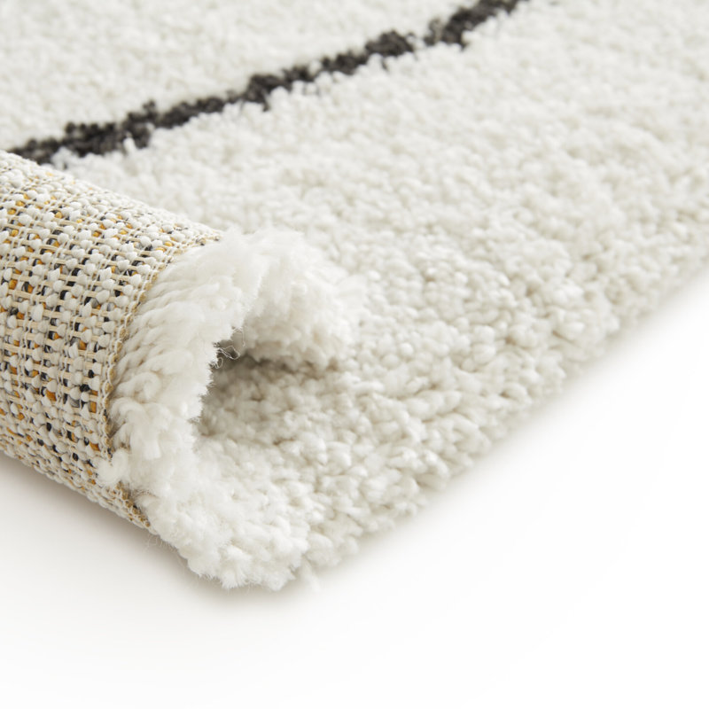Machine Woven Rug, Abstract, Cream, Rectangle 200 x 290cm