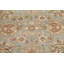 Tapis oriental floral à teinture végétale Ziegler noué à la main 9 x 12