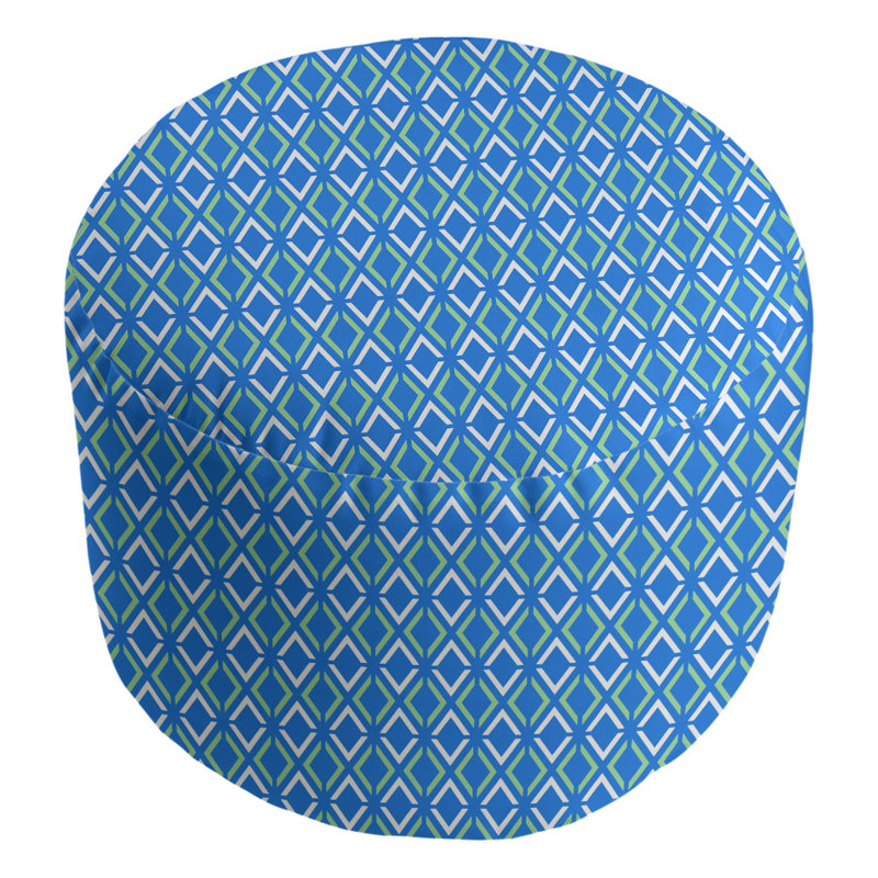 Repose-pieds repose-pieds arrow diamants Avicia, Bleu / vert