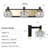 Led Modern Bathroom Vanity 3- - Sparkling Crystals Over Mirror -Proof Bath Fixture Crystal