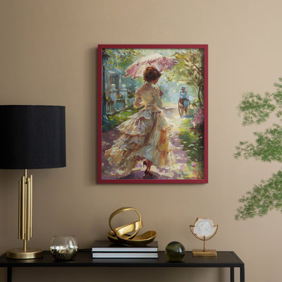 «WOMEN Series DCCXIV», reproduction encadrée - bois massif