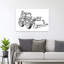 Illustration murale industrielle d'une puissante pelle rétrocaveuse-1026774837