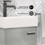 Meuble-lavabo mural 18 po Colmer-1083924182