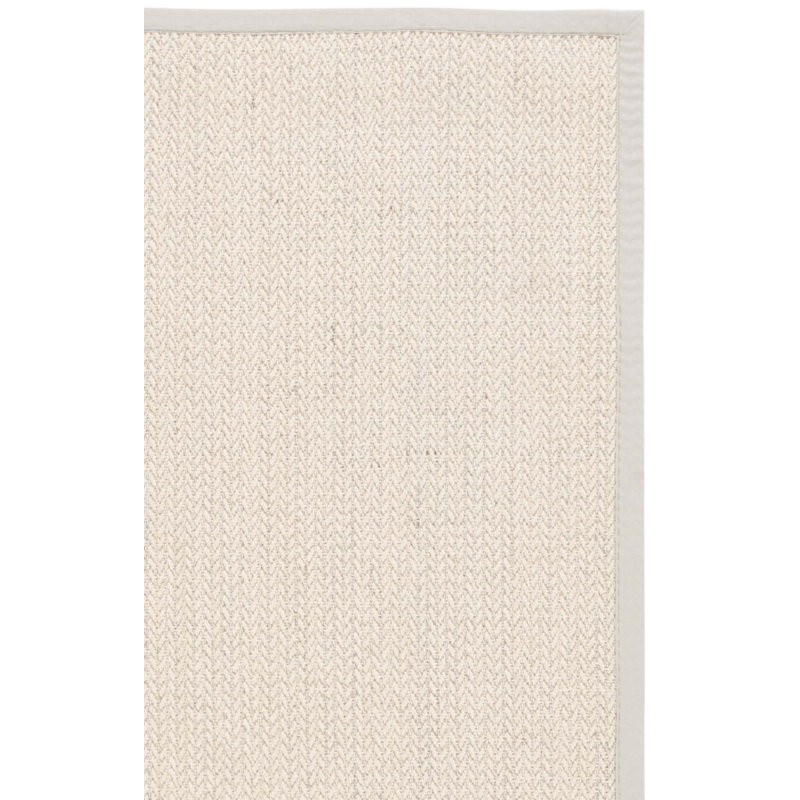 Tapis de couleur unie en laine et sisal Goffe, Rectangle de 10 pi x 14 pi