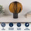 Lampe de table moderne à DEL ornée de papier plissé Quincy-2145953559