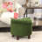 Round Button-Tufted Storage Ottoman-1866168501