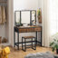Elodie Dressing Table with Mirror-1564048276