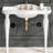 Santorini 40" Rectangle 3-Hole Widespread Console Sink